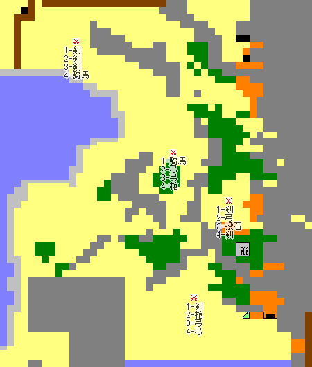 ツワーフ第一地区 マップ