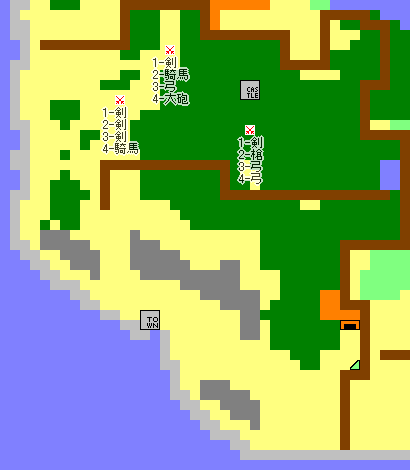 ツワーフ第三地区 マップ