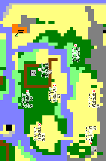 ツワーフ第四地区 マップ
