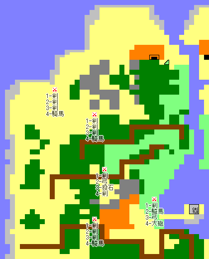 ツワーフ第五地区 マップ