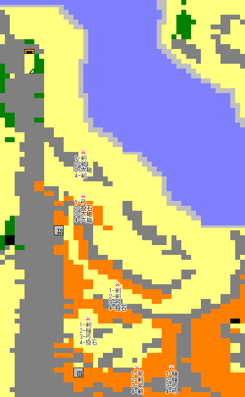 アカントス第二地区 マップ